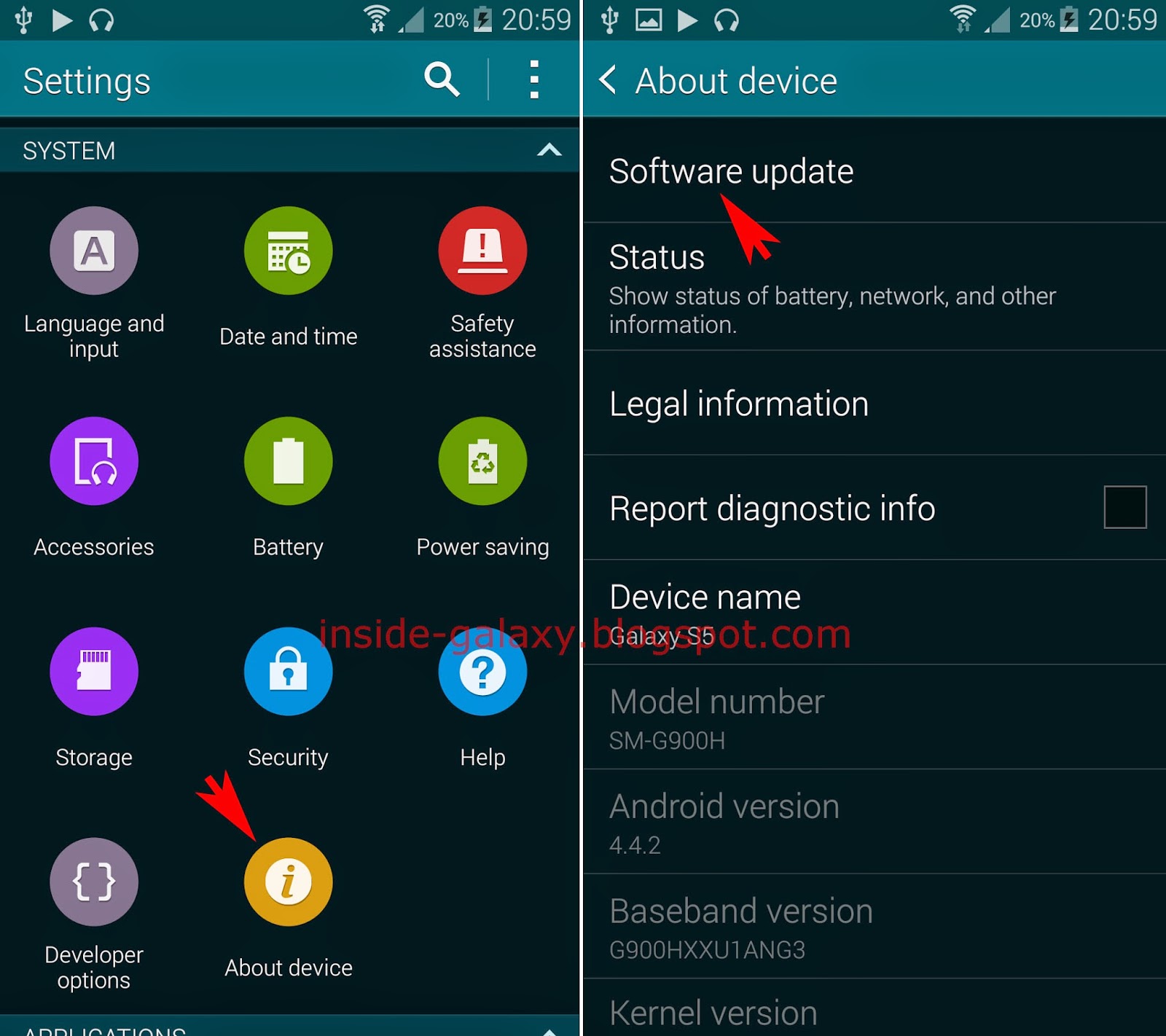 Phone How Do You Update Android Phone inside galaxy samsung s5 how to update device software firmware android 5 0 lollipop via over the air assuming that you have connected your phone a wi fi network
