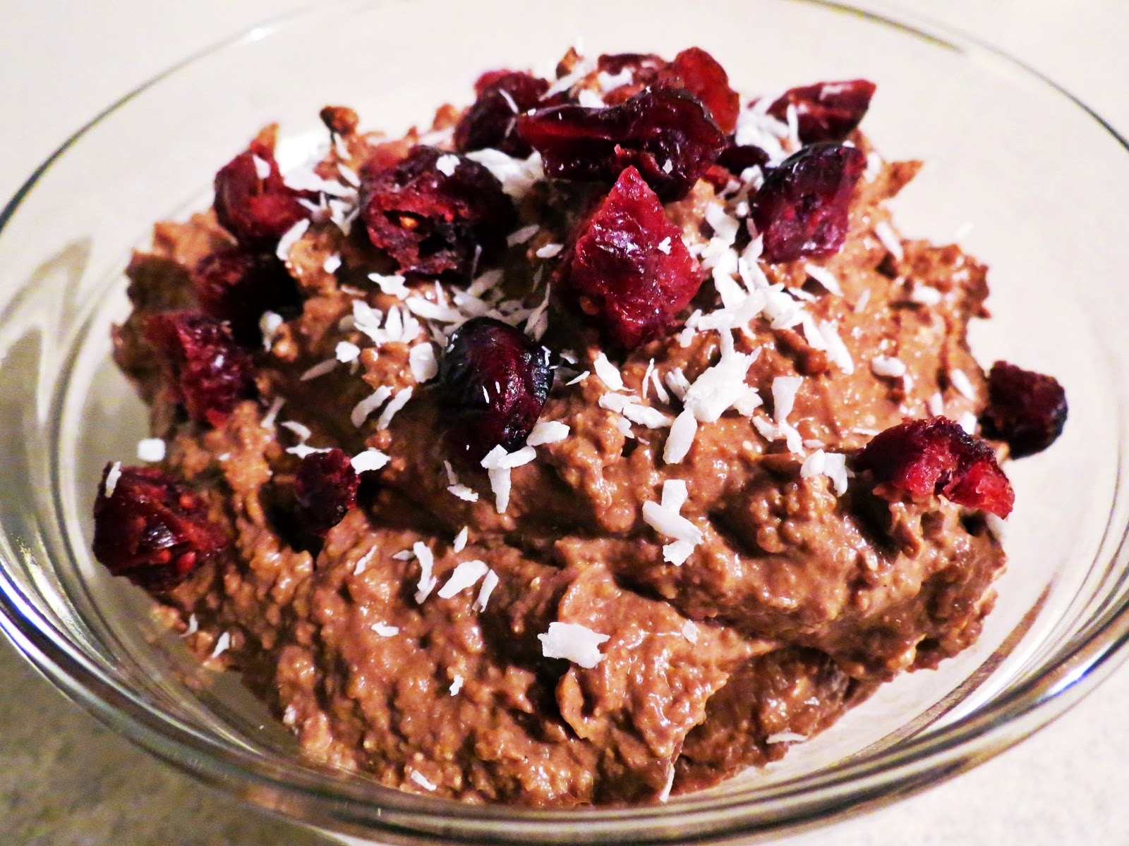 peanutbuttermonster Śniadaniowy pudding czekoladowy z kaszy jaglanej