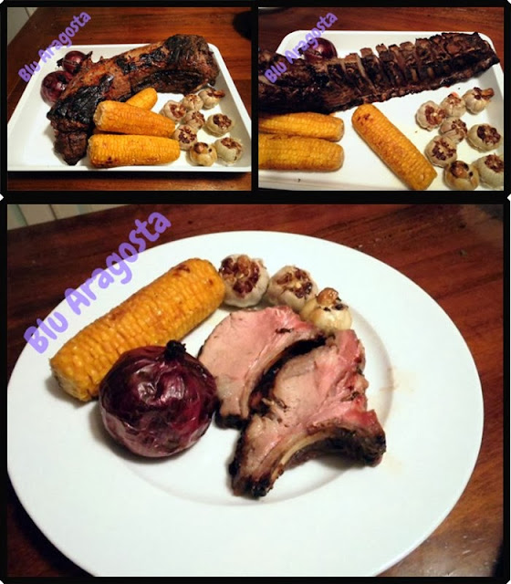 barbeque di carrè di cinghiale