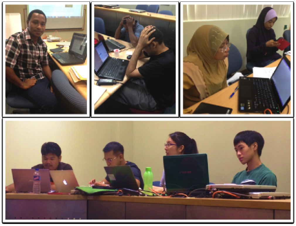 participants working on tasks at workshop