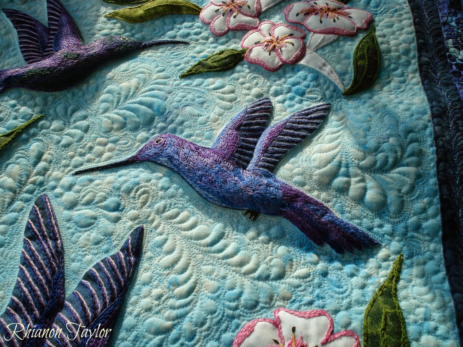 The Nifty Stitcher Hummingbirds Finished!