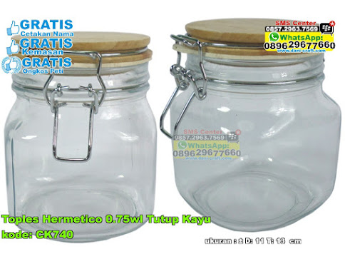 Toples Hermetico 075wl Tutup Kayu