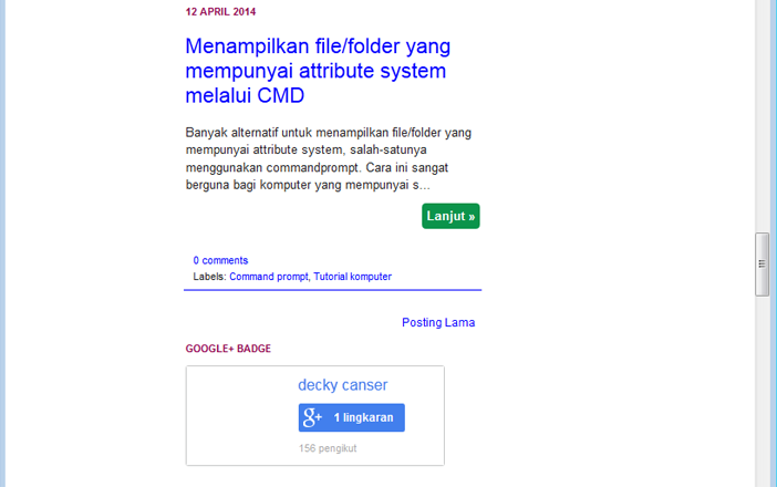 Mengubah margin agar template responsive