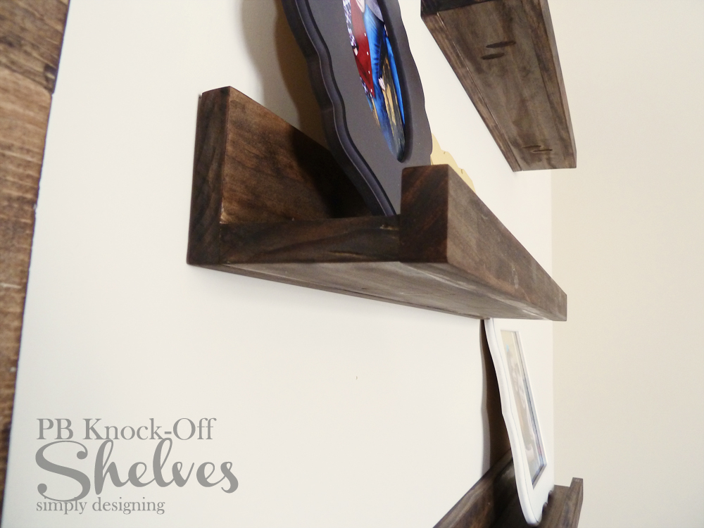 DIY PB Knock-Off Shelves | #diy #homedecor #knockoff