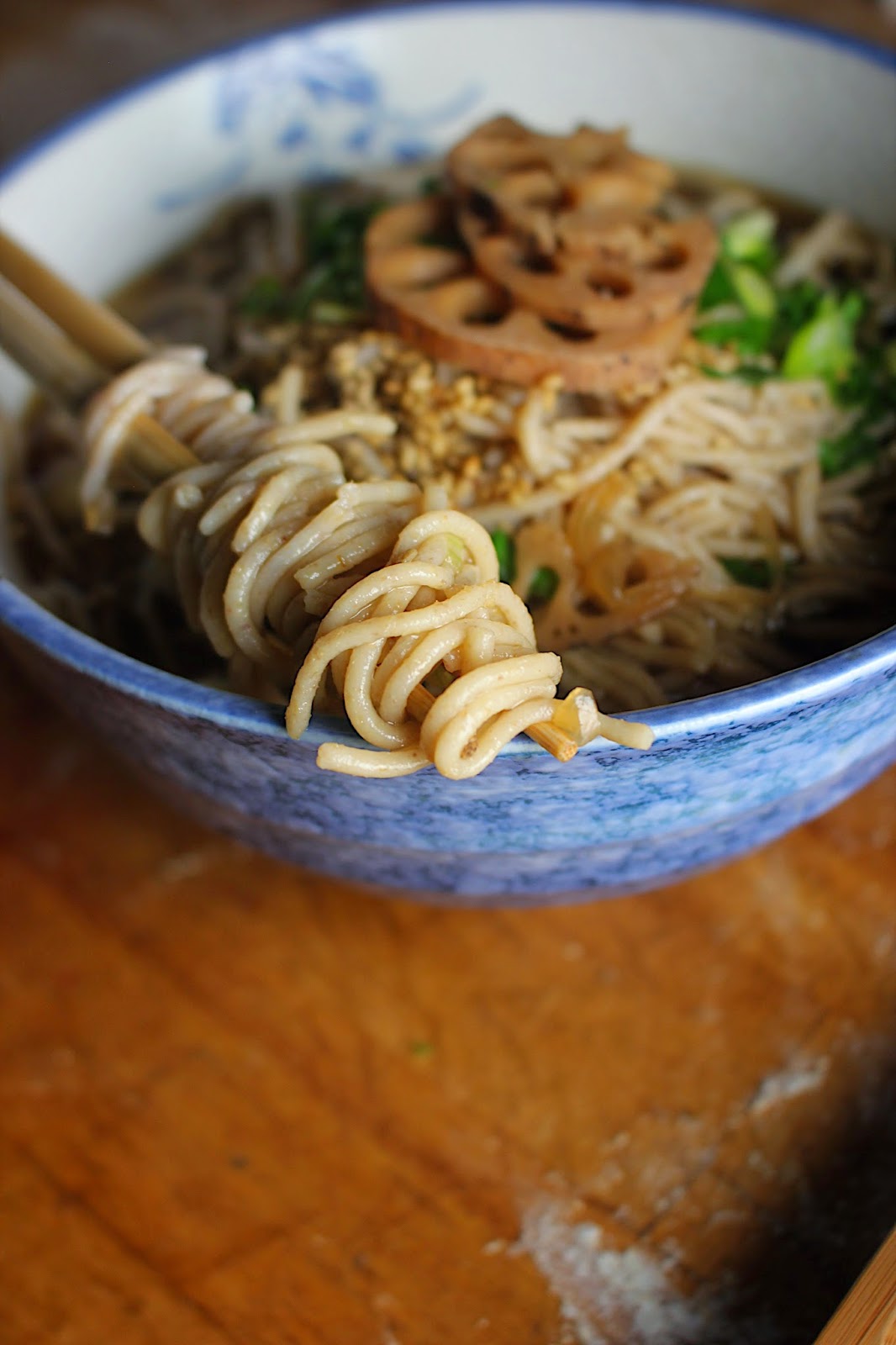 Macrofood Everyday Homemade Soba Noodles!!!