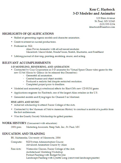 interactive digital media   create a professional resume or cv assignment part1