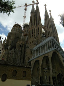 "Sagrada Familia" still under construction process.