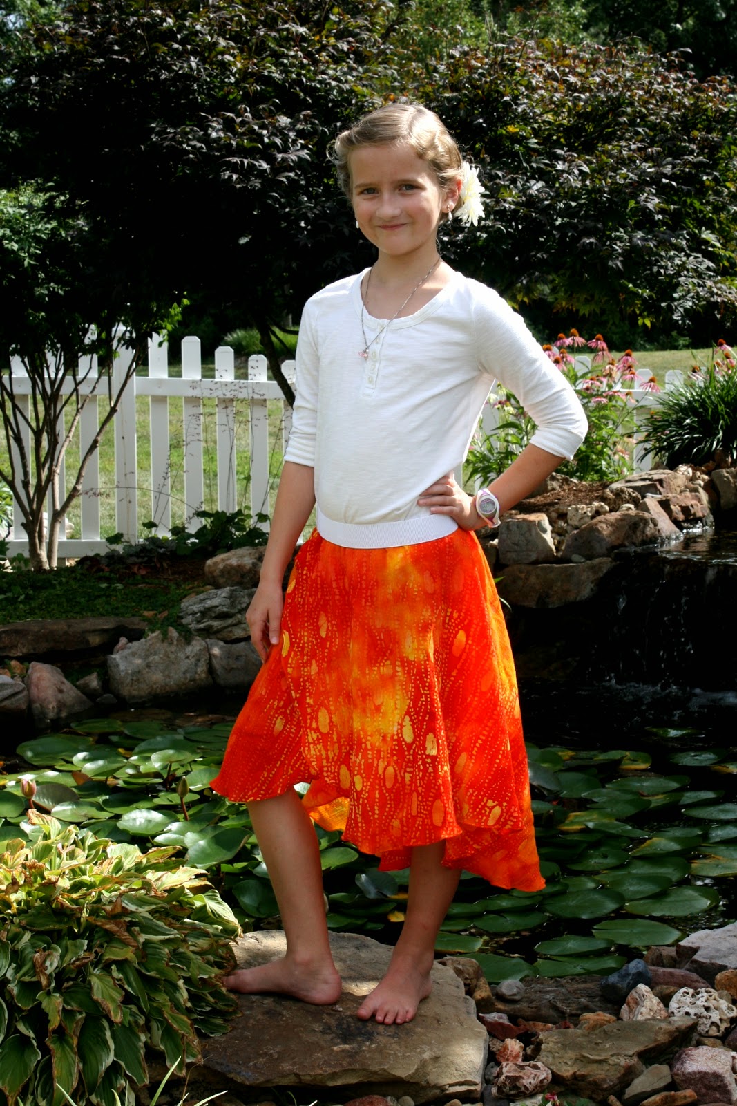 A Great Summer Skirt Sew Cool for the Tween Scene