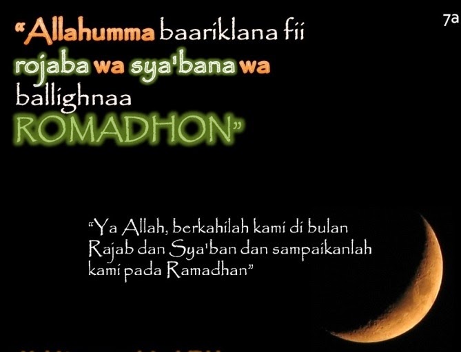 Doa Bulan Rejab Doa Bulan Rejab Versi Rumi