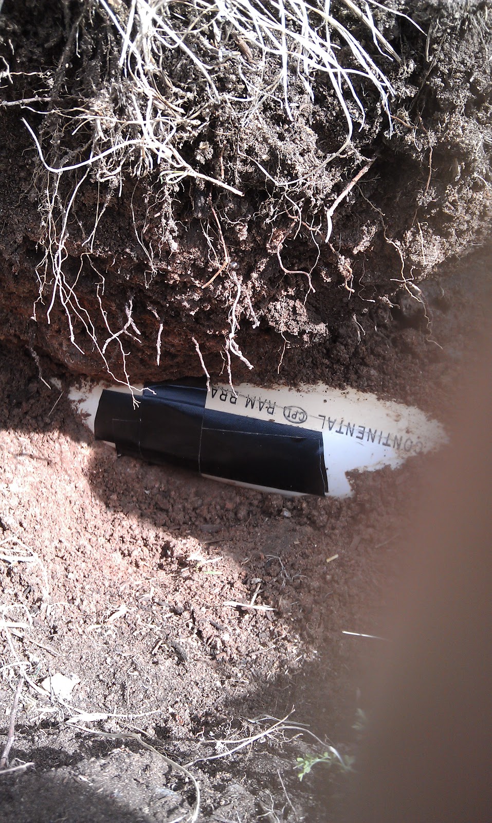 Repair a punctured PVC sewer pipecheap Rancher of the Rockies