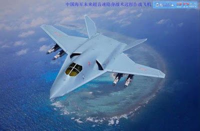 Konsep pesawat tempur pembom siluman baru China Konsep pesawat tempur pembom siluman baru China
