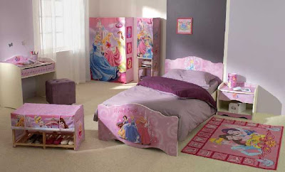 Dormitorio decorado princesa disney