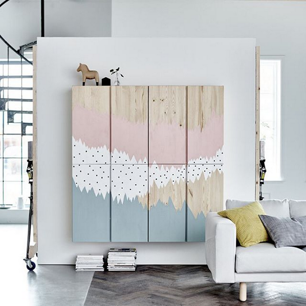 Die wohngalerie: künstlerisches ikea update an ivar