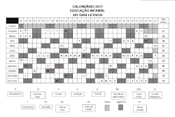 Calendário 2017 Educação Infantil