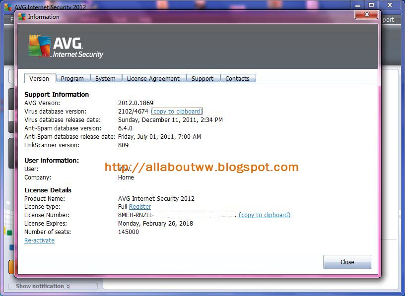 Avg Internet Security 2011 Keygen Download Pc