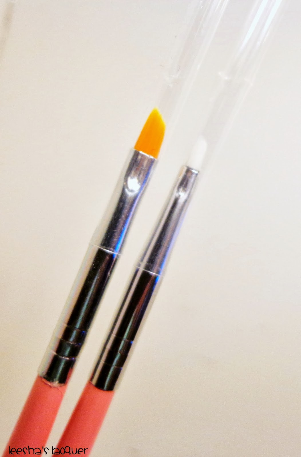 Leesha's Lacquer KKCenterhk Review N.NAIL 15 Pieces Pink Handle Nail