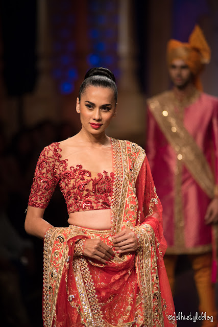 Swarovski Crystal Metallic Sunshine Abu Sandeep IBFW2015