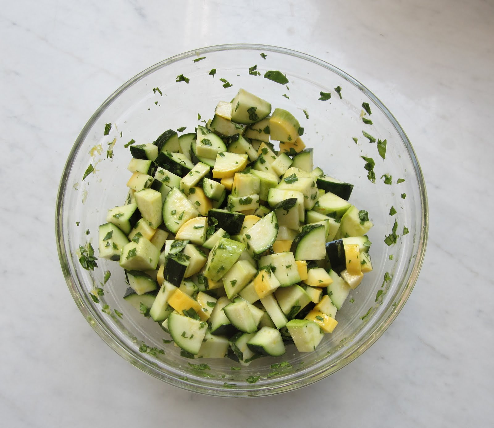 Sag Harbor Days Last Night's Dinner Cold Zucchini Salad