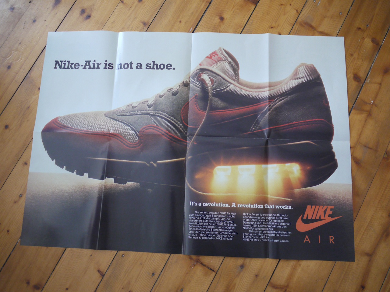Affiche Vintage , Nike Air
