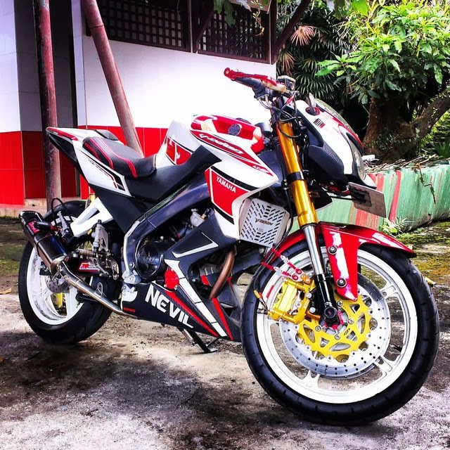 Modifikasi Vixion Streetfighter Pengereman title=