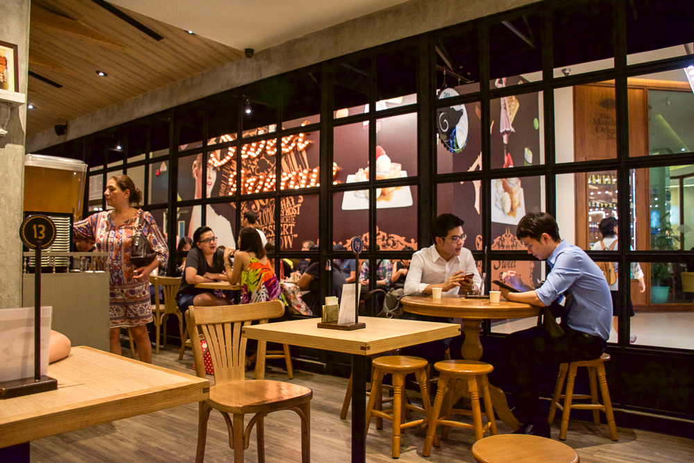 Interior of the after you cafe