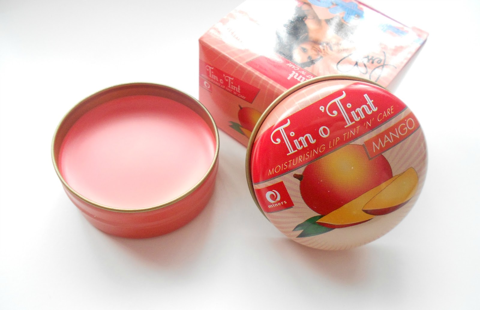 Miners tin o tint lip balm review mango