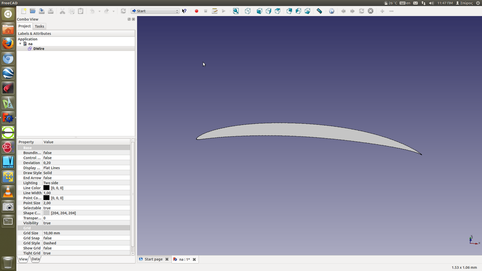 Linux Aided Design Playing with FreeCAD Airfoils and Blades