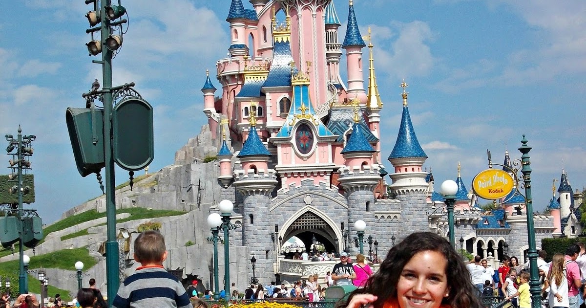 Two umbrellas in the rain Disneyland Paris, day 1