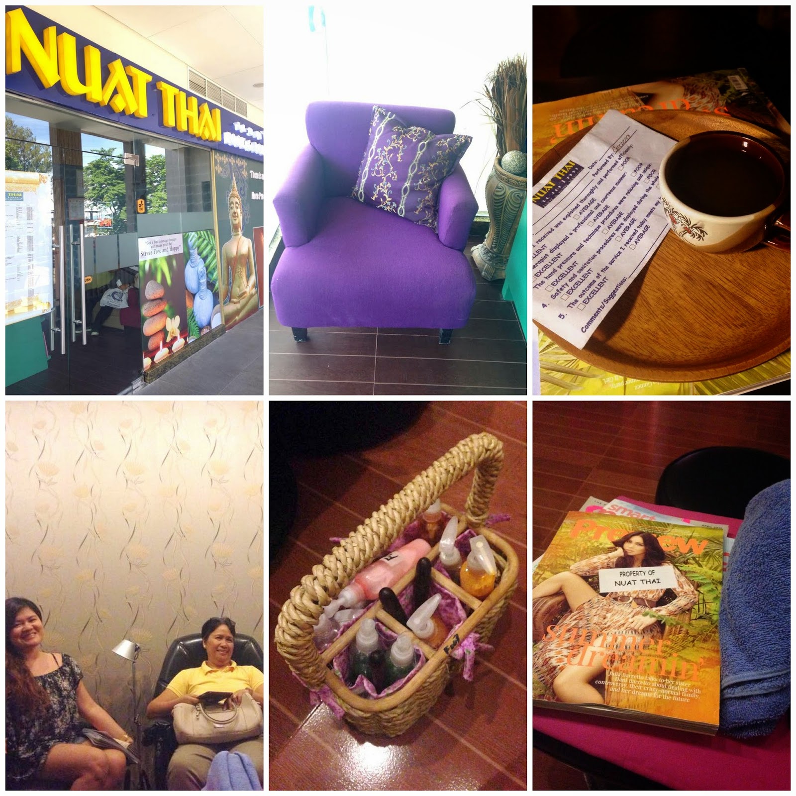 FOOT SPA AT NUAT THAI SPA {AYALA MALL SERIN TAGAYTAY} REVIEW