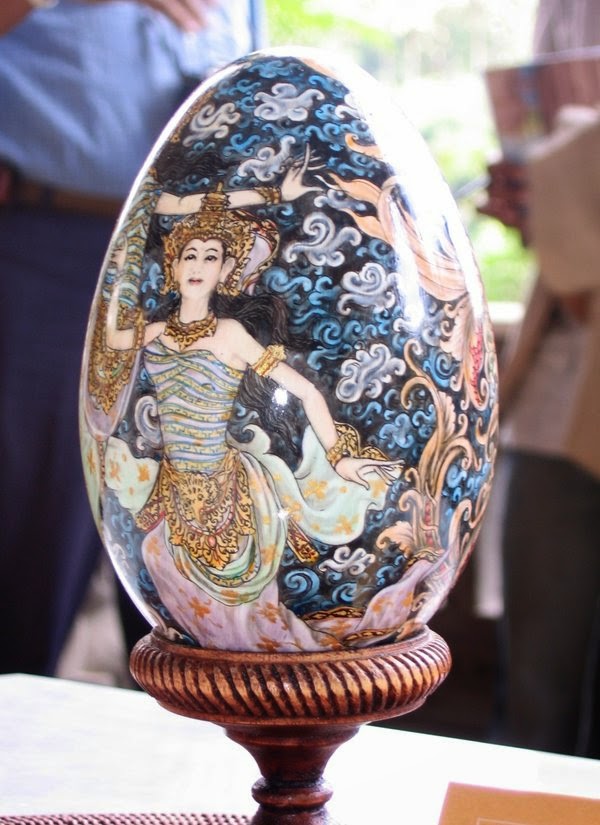 Balinese Egg Painting Bali Free Information