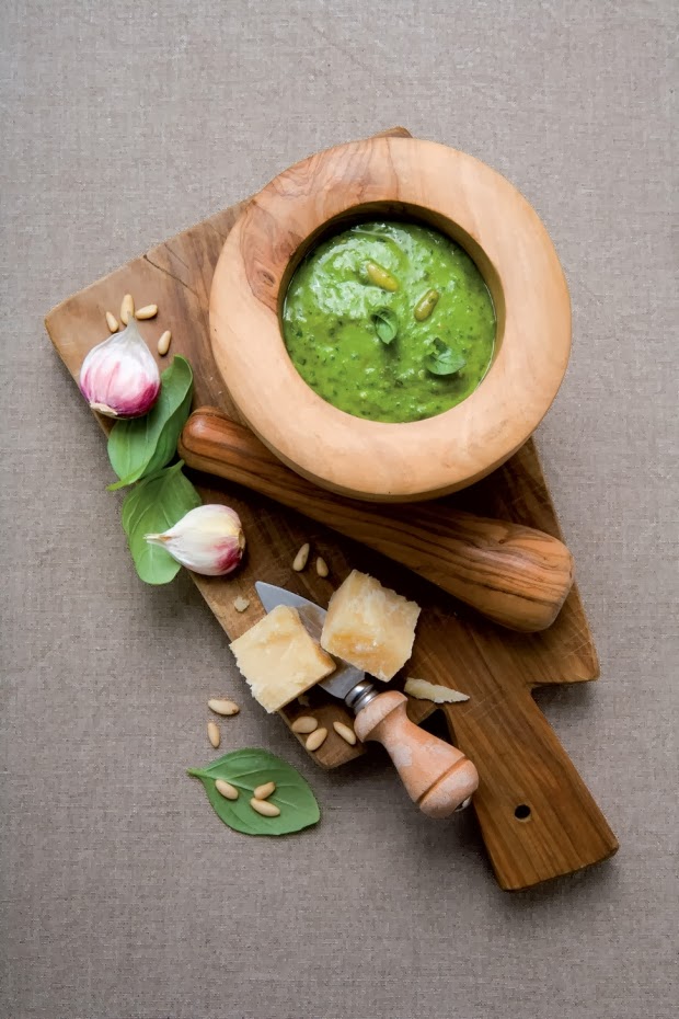 Homemade Ligurian Pesto Classic recipe AgneseItalianRecipes