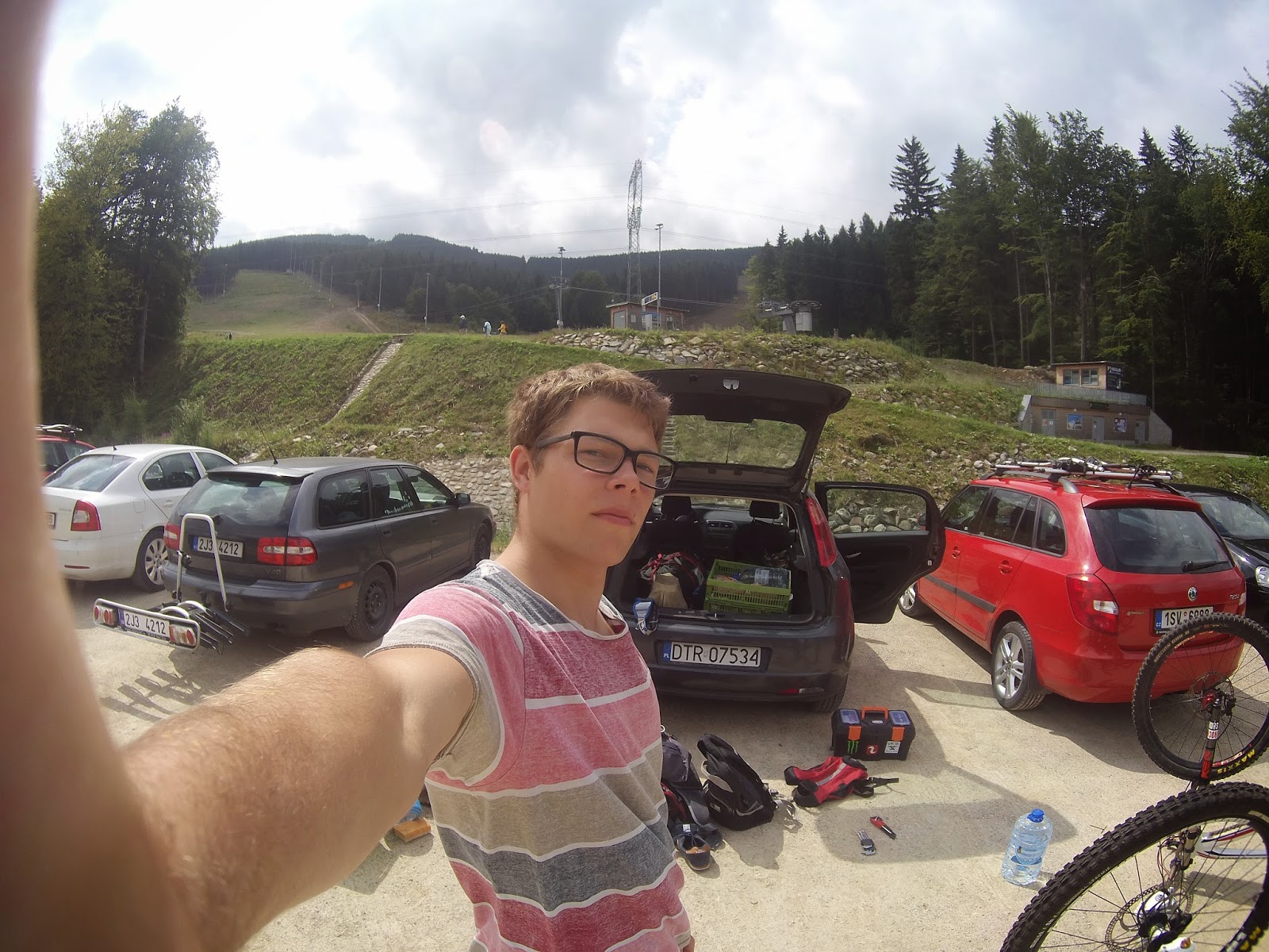 Kouty nad Desnou parking Kouty nad Desnou parking