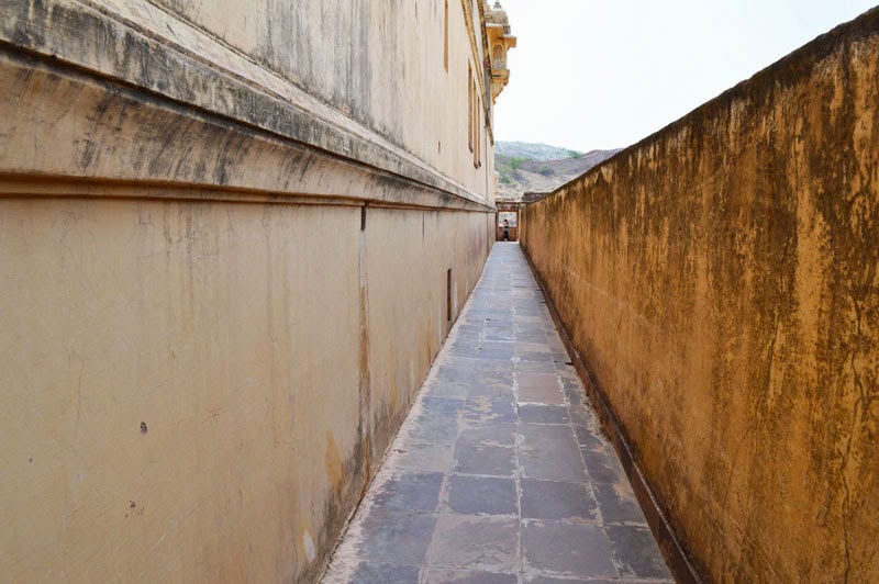 small way at amer fort Small way