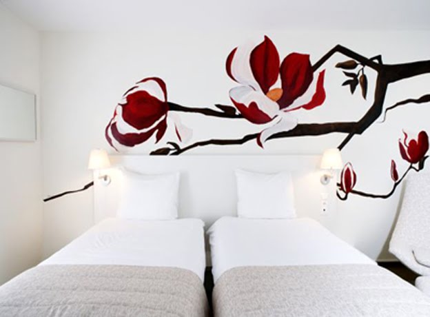 mural de gran elegancia para dormitorio
