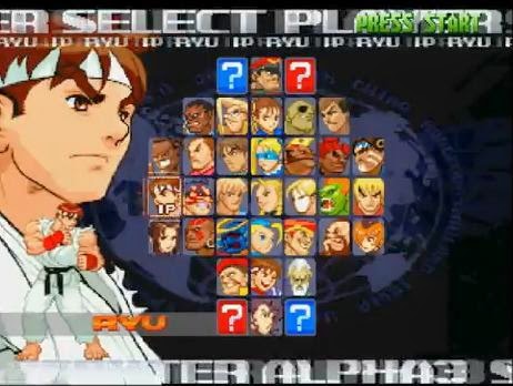 Street Fighter Alpha 3 PSX Game ISO High Compressed
