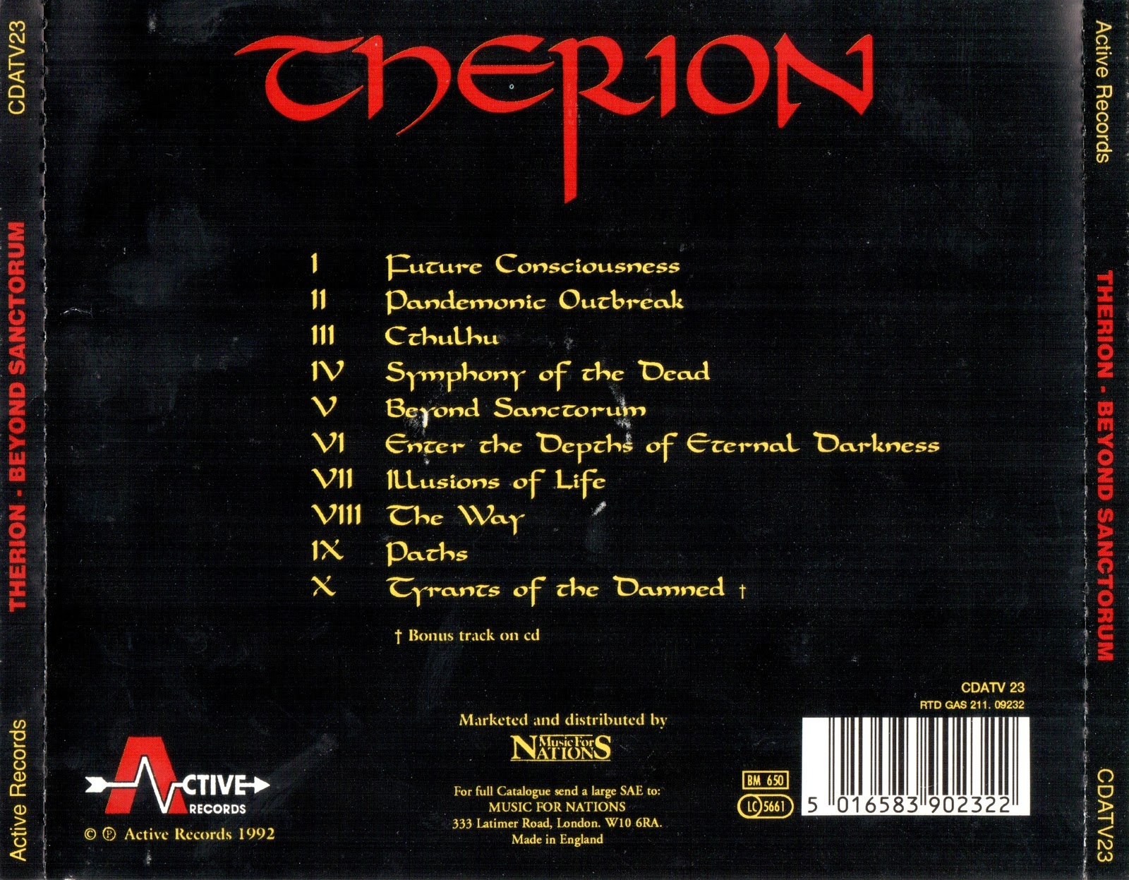 Beyond Sanctorum Therion