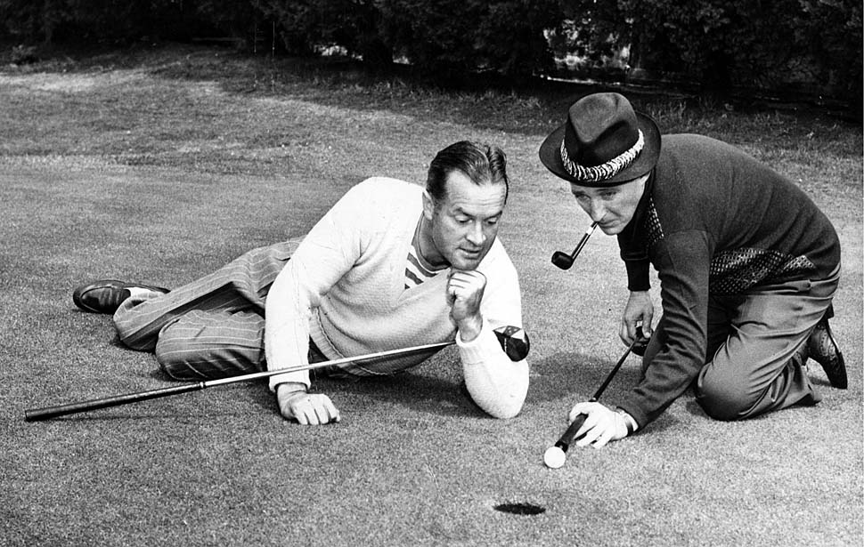 BING CROSBY'S PHOTOS Bing Crosby and Bob Hope Play A New Kind Of Golf?