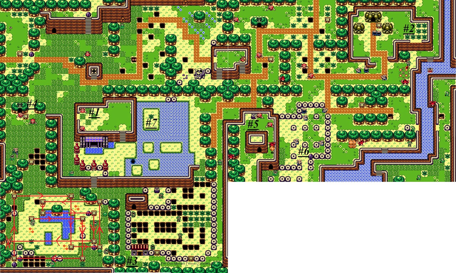 Hyrule Map: Detonando! The Legend of Zelda: Link's Awakening - Parte 14: Um  Sapo Cantor, Conchinhas e um Galo Azul