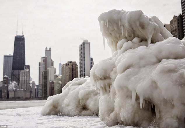 Chicago, Illinois - For Those Who Don’t Travel. This Is What America Looks Like...Frozen Chicago, Illinois - For Those Who Don’t Travel. This Is What America Looks Like...Frozen