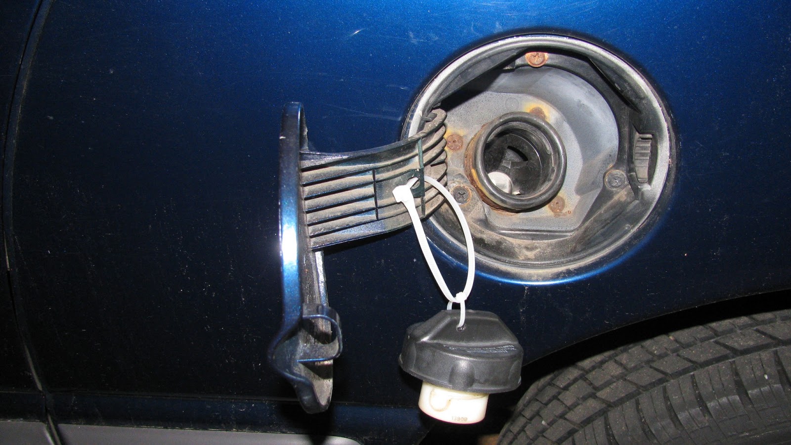 The Original Mechanic How to reattach a gas tank cap in five minutes