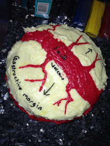 An interesting geography cake