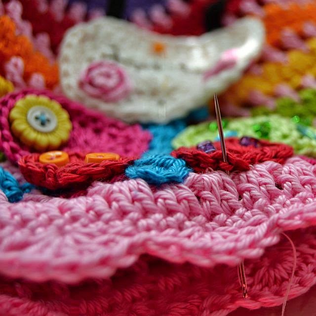 How to sew the applique nicely Magic with hook and needles