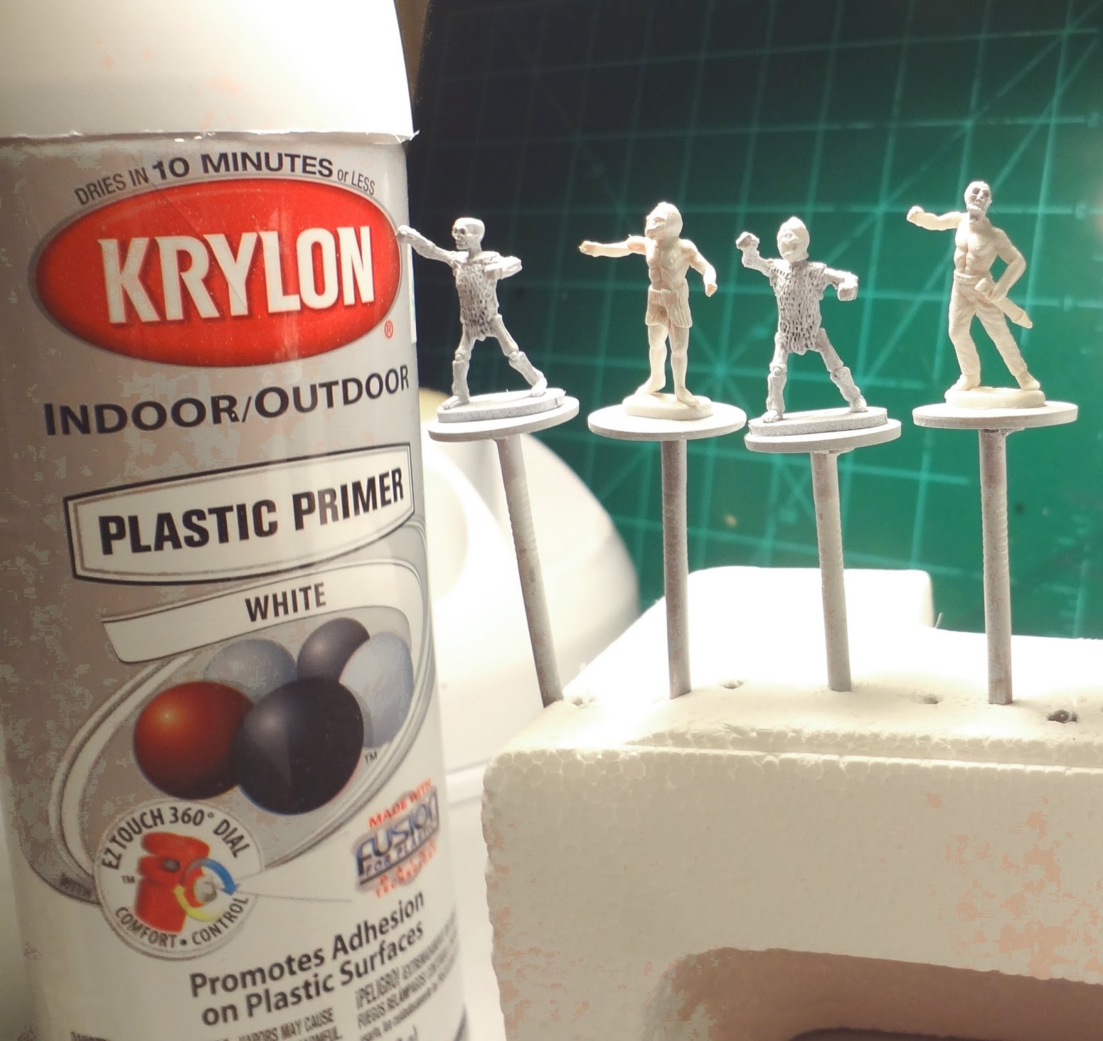 Cheap fantasy minis! 1/72 Zombies stepbystep Pt. 2 Painting