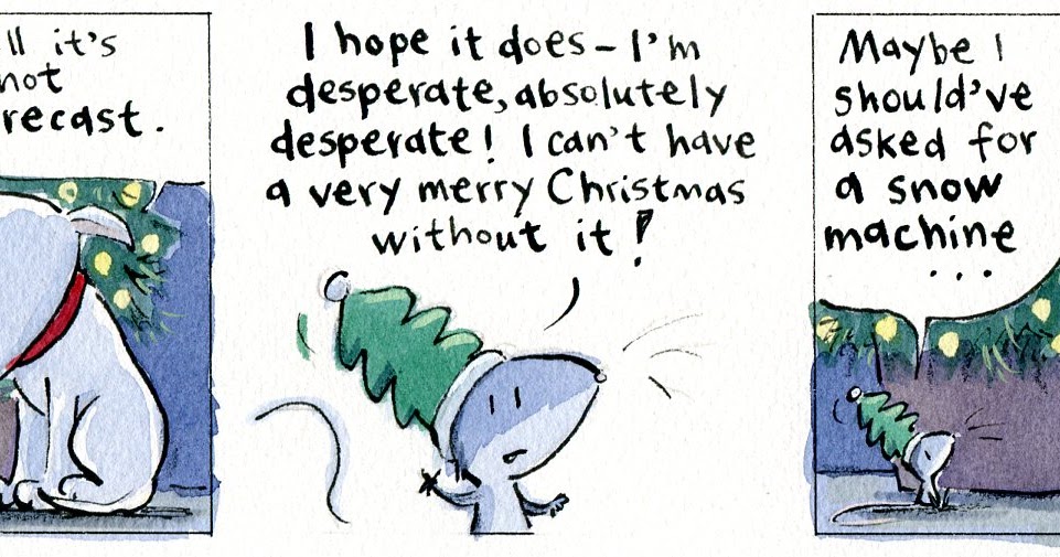 Chalk & Cheese Comics White Christmas