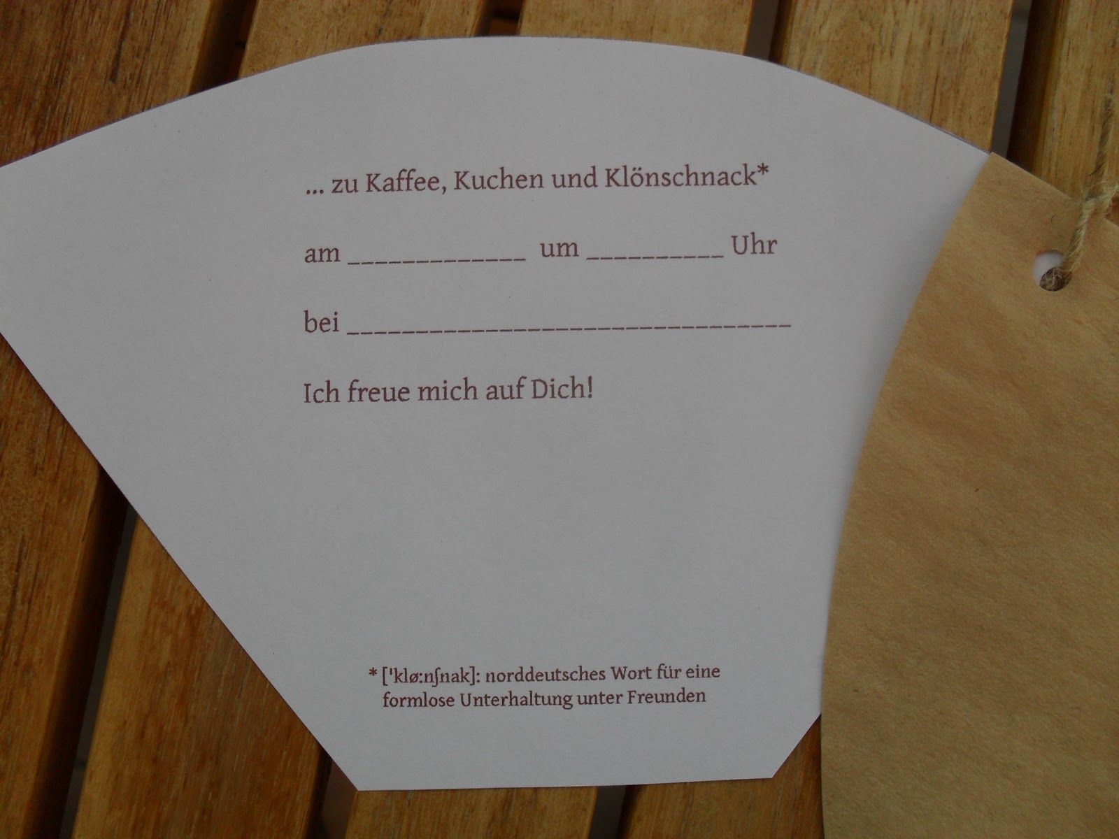 Mausmacherart Einladung Zu Kaffee Kuchen Und Klonschnack