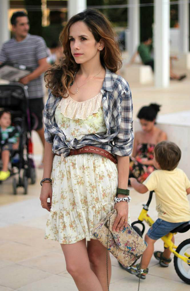 prints, dress,plaid, look, style,fashionable