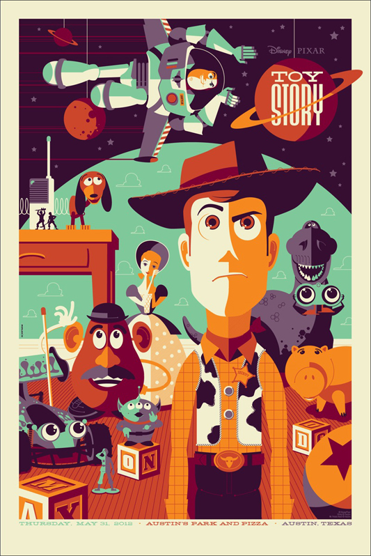 The Geeky Nerfherder Movie Poster Art Toy Story (1995)