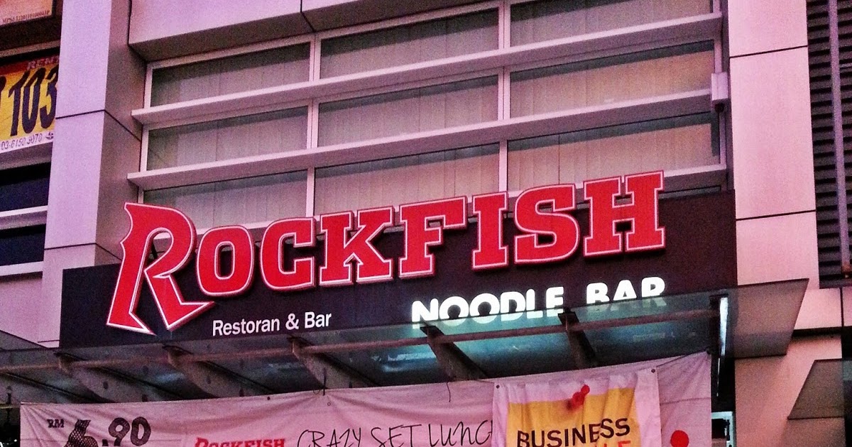 Venoth's Culinary Adventures Rockfish Restaurant & Noodle Bar IOI
