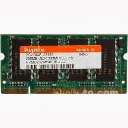 ram laptop 256mb ddr1 333mhz Hynix ram laptop hynix 256mb ddr1 bus 333mhz
