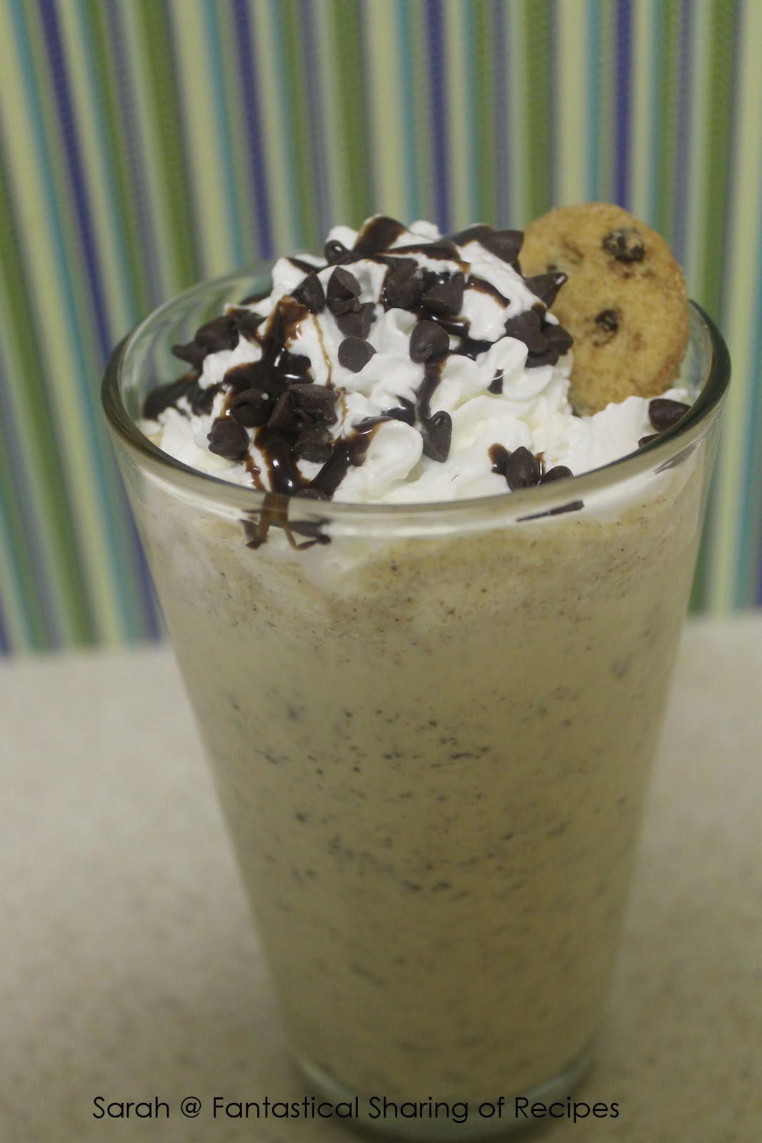 Fantastical Sharing of Recipes Chocolate Chip Cookie Milkshake